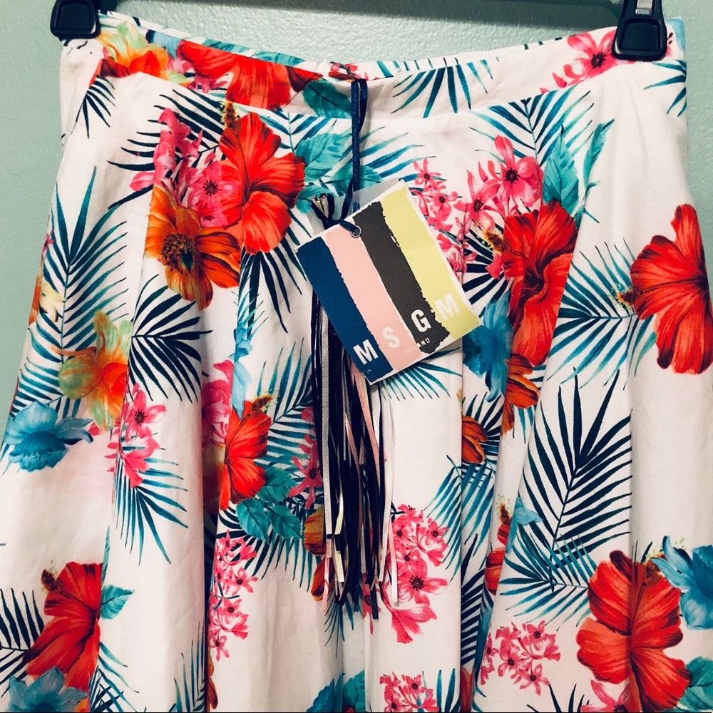 🆕 MSGM Milano Girls' Floral Print A-Line Skirt🌺 - Picture 3 of 8